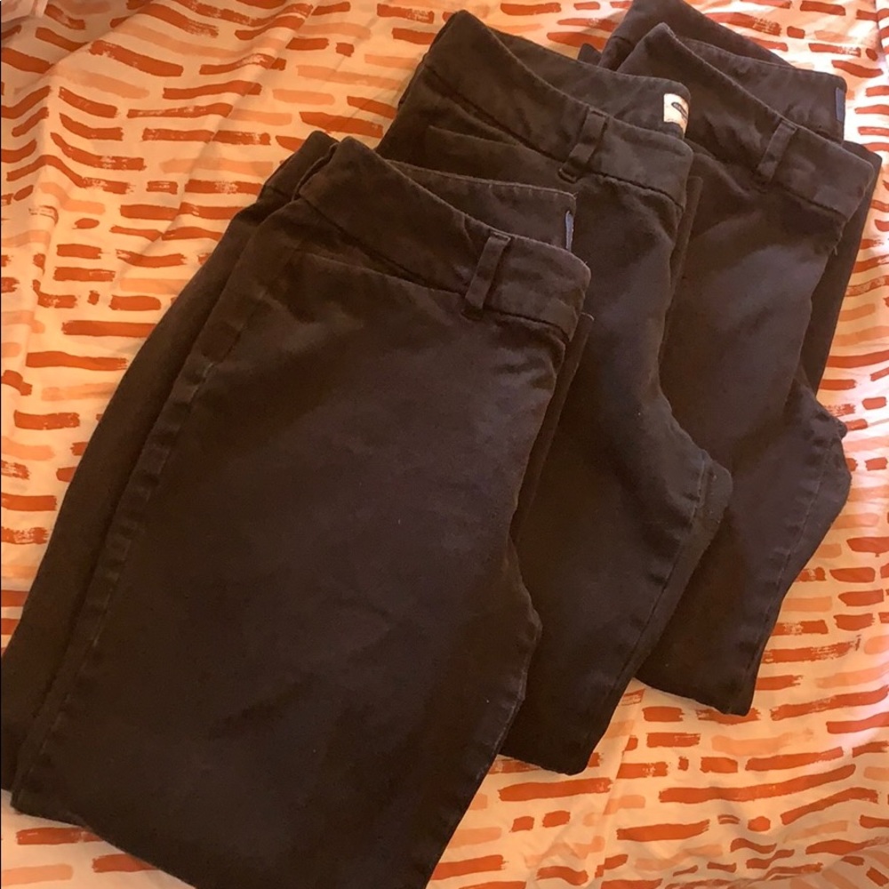 3 pairs of black Old Navy Pixie Pants